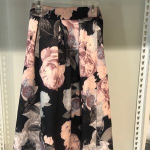 Boohoo Floral Skirt